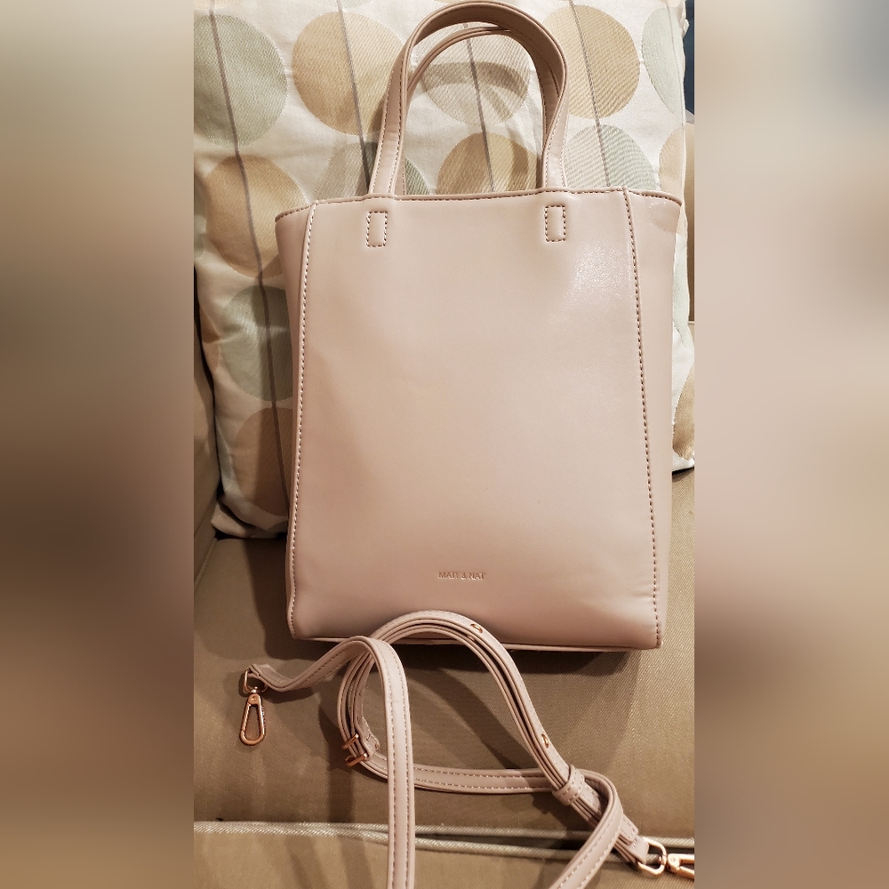 MATT&NATT Light Pink Vegan Leather Purse